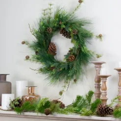 Long Needle Pine Christmas Wreath-Kirkland's Home New