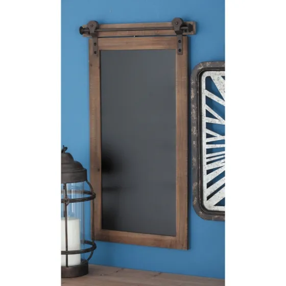 Long Wood And Metal Frame Chalkboard-Kirkland's Home Best