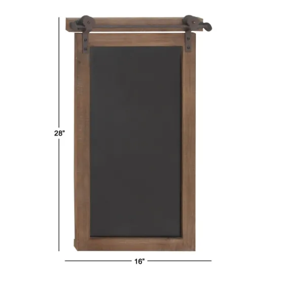 Long Wood And Metal Frame Chalkboard-Kirkland's Home Best