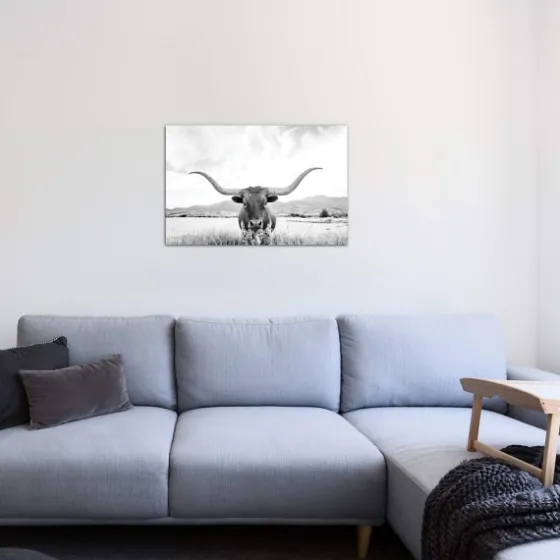 Longhorn Giclee Canvas Art Print-Kirkland's Home Cheap