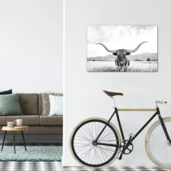 Longhorn Giclee Canvas Art Print-Kirkland's Home Cheap