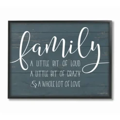 Loud Crazy Family Framed Art Print-Kirkland's Home Clearance