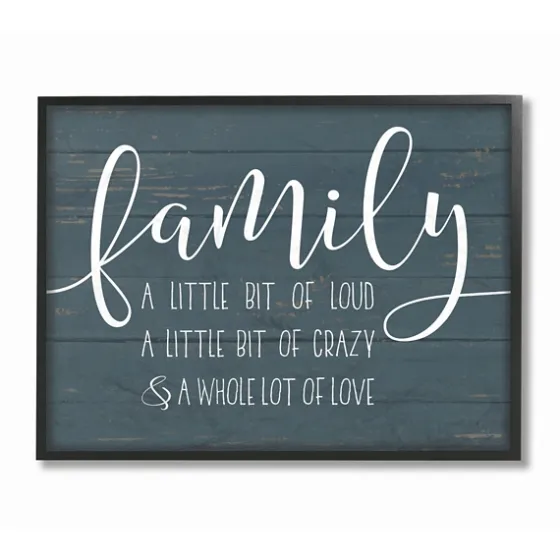Loud Crazy Family Framed Art Print-Kirkland's Home Clearance