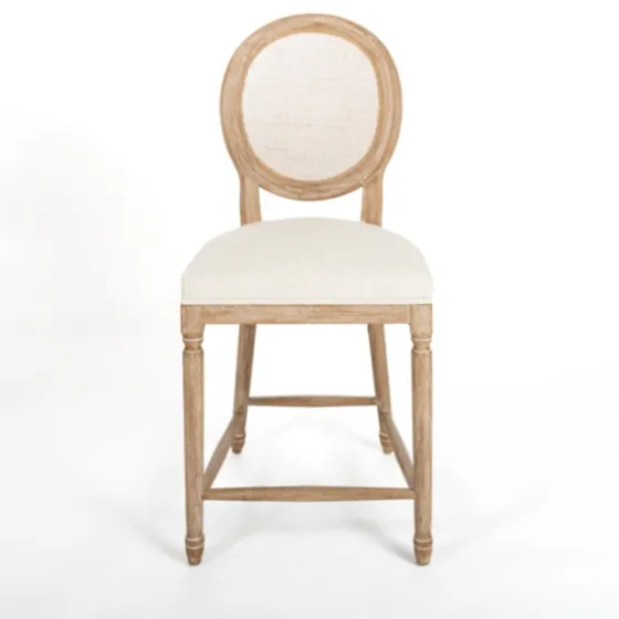 Louis Cane & Cream Upholstered Counter Stool-Kirkland's Home Best Sale