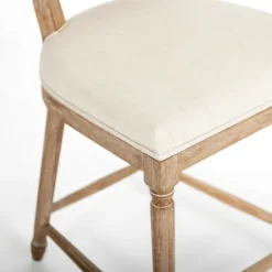 Louis Cane & Cream Upholstered Counter Stool-Kirkland's Home Best Sale