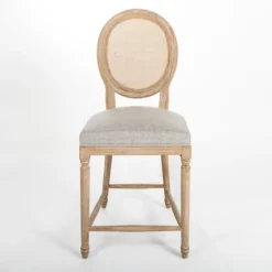 Louis Cane Upholstered Counter Stool-Kirkland's Home Cheap