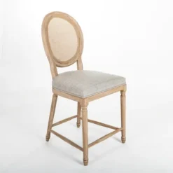 Louis Cane Upholstered Counter Stool-Kirkland's Home Cheap