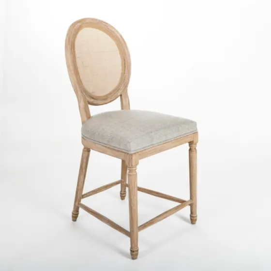 Louis Cane Upholstered Counter Stool-Kirkland's Home Cheap