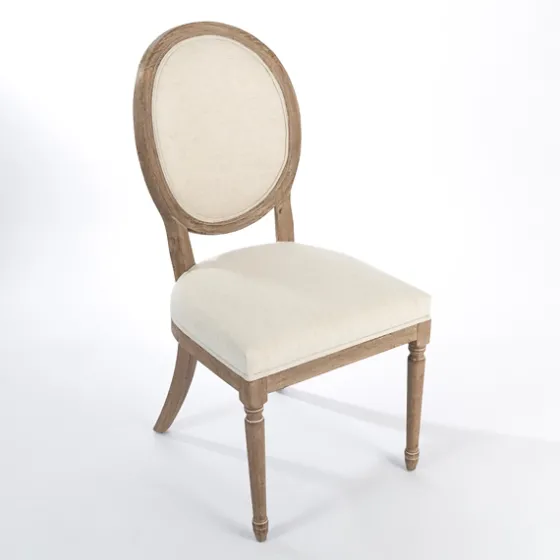 Louis Cream Upholstered Dining Chair-Kirkland's Home Best Sale