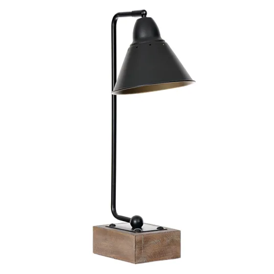 Louis Matte Metal And Wood Table Lamp-Kirkland's Home Best Sale