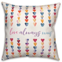 Love Always Wins Outdoor Pillow-Kirkland's Home Flash Sale