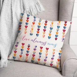 Love Always Wins Outdoor Pillow-Kirkland's Home Flash Sale