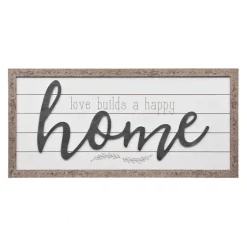 Love Builds A Happy Home Printed Wall Art-Kirkland's Home Fashion