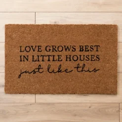 Love Grows Best In Little Houses Doormat-Kirkland's Home New