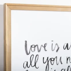 Love Is All You Need Framed Wall Plaque-Kirkland's Home Store