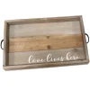 Love Lives Here Wooden Tray-Kirkland's Home Best Sale