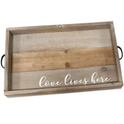 Love Lives Here Wooden Tray-Kirkland's Home Best Sale