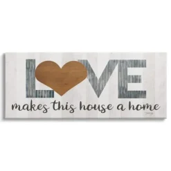 Love Makes This House A Home Canvas Wall Plaque-Kirkland's Home Store