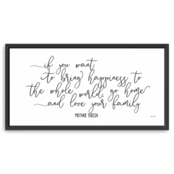 Love Your Family Framed Giclee Canvas Art Print-Kirkland's Home Store