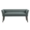 Low Back Flared Nailhead Trim Bench-Kirkland's Home Cheap