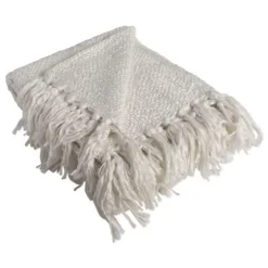 Luxe Knit Fringed Throw-Kirkland's Home Best