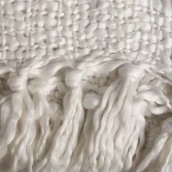Luxe Knit Fringed Throw-Kirkland's Home Best