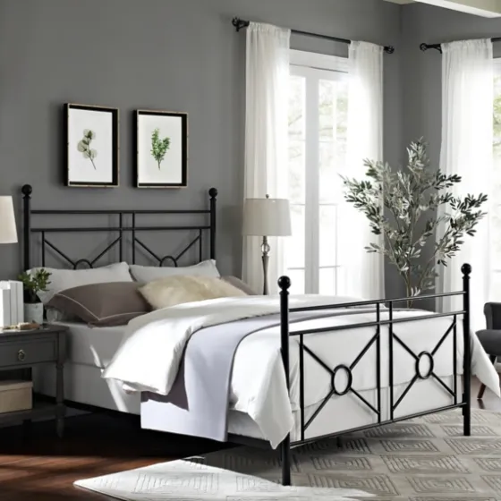 Macgregor Metal X-Panel King Bed-Kirkland's Home Best Sale