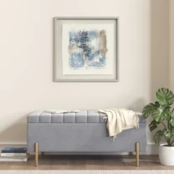Madison Park Blue Abstract Framed Art Print-Kirkland's Home Outlet