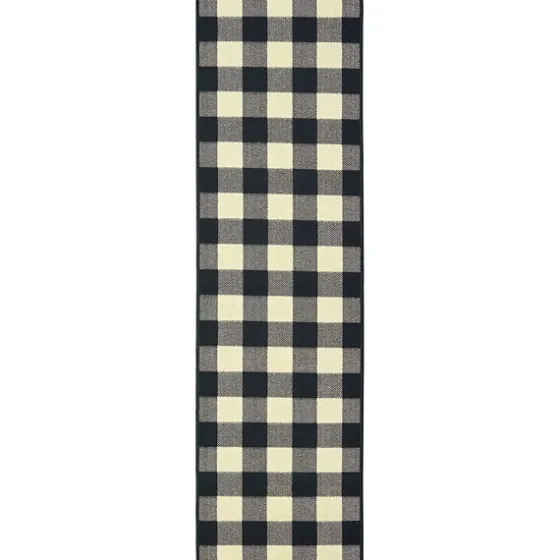 Madura Buffalo Check Outdoor Runner-Kirkland's Home Outlet