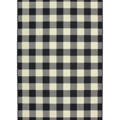 Madura Buffalo Check Outdoor Area Rug, 3X5-Kirkland's Home Sale
