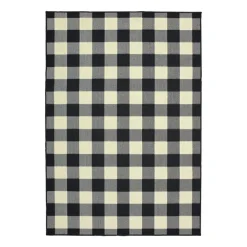 Madura Buffalo Check Outdoor Area Rug, 6X9-Kirkland's Home Cheap