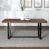Mahogany Distressed Solid Wood Dining Table-Kirkland's Home Outlet