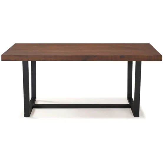 Mahogany Distressed Solid Wood Dining Table-Kirkland's Home Outlet