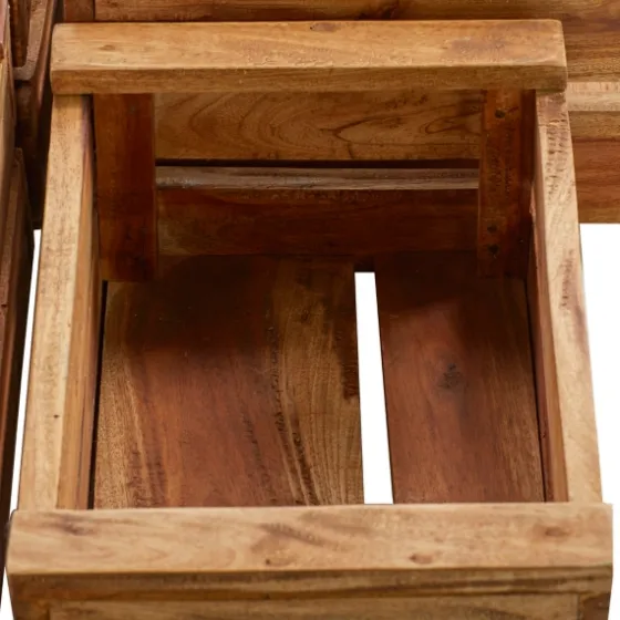 Mahogany Finish 4-Pc. Wooden Crates-Kirkland's Home Best Sale