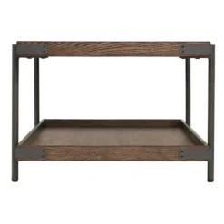 Mahogany Oak Wood Tray Top Coffee Table-Kirkland's Home Hot