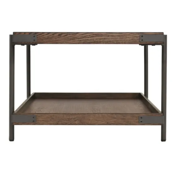 Mahogany Oak Wood Tray Top Coffee Table-Kirkland's Home Hot