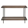 Mahogany Oak Wood Tray Top Console Table-Kirkland's Home Fashion