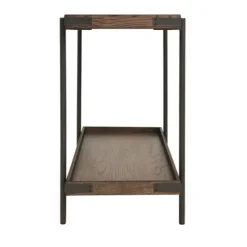 Mahogany Oak Wood Tray Top Console Table-Kirkland's Home Fashion