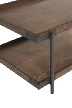 Mahogany Tray Top And Shelf Wood Accent Table-Kirkland's Home Cheap