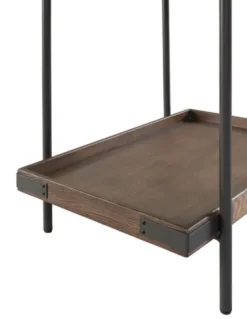Mahogany Tray Top And Shelf Wood Accent Table-Kirkland's Home Cheap