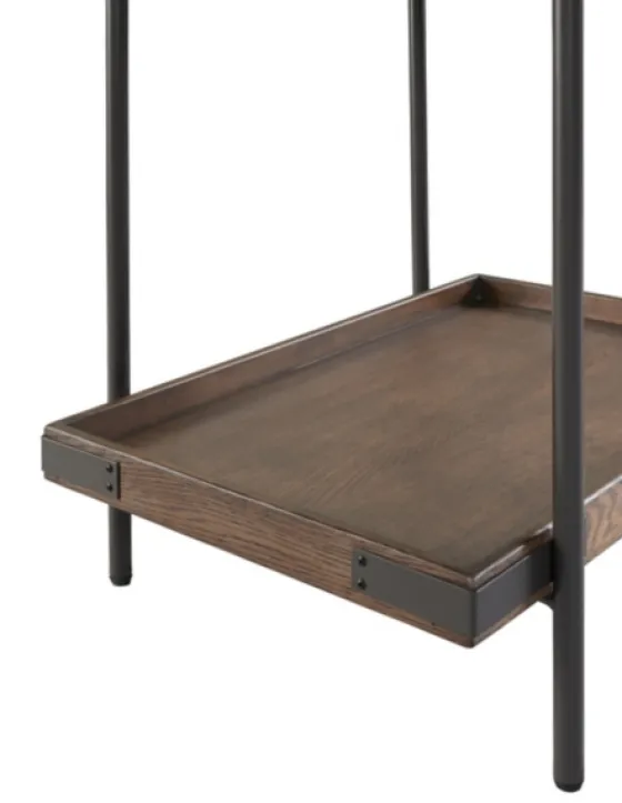 Mahogany Tray Top And Shelf Wood Accent Table-Kirkland's Home Cheap