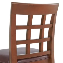 Mahogany Trellis Swivel Bar Stool-Kirkland's Home Online