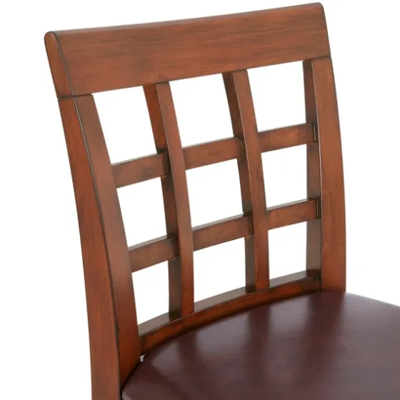 Mahogany Trellis Swivel Counter Stool-Kirkland's Home Cheap