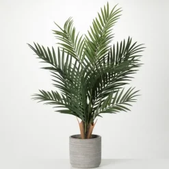 Majestic Palm Tree In Gray Planter-Kirkland's Home Discount