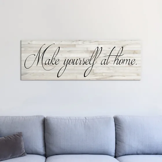 Make Yourself At Home Canvas Art Print-Kirkland's Home Cheap