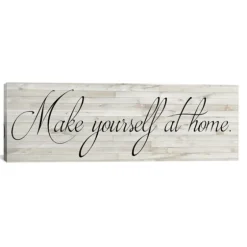 Make Yourself At Home Canvas Art Print-Kirkland's Home Cheap