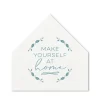 Make Yourself At Home House Shaped Canvas Print-Kirkland's Home Hot