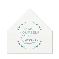 Make Yourself At Home House Shaped Canvas Print-Kirkland's Home Hot