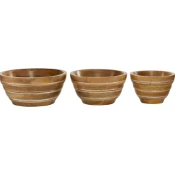 Mango Wood Bowls, Set Of 3-Kirkland's Home Flash Sale