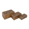 Mango Wood Carved Boxes, Set Of 3-Kirkland's Home Fashion